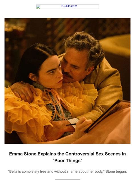 Emma Stone Explains the Controversial Sex Scenes in ‘Poor .